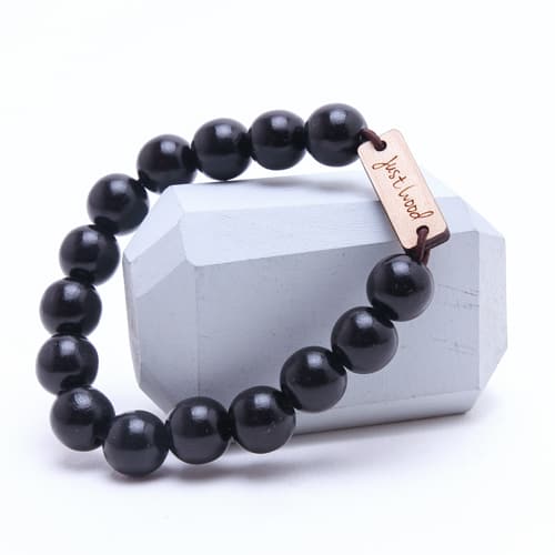 KUUL träarmband svart
