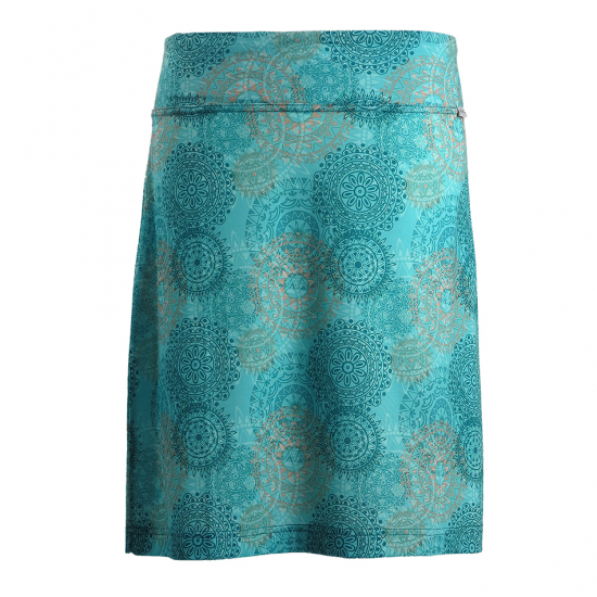 Fiona Knee Skirt Aqua XXL