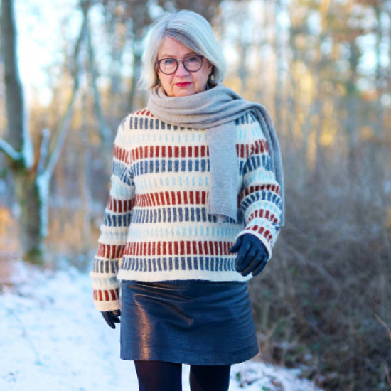 Bibbis 50-tals tröja - Materialsats - XL