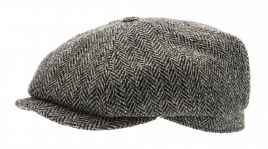 Alan Sr. Harris Tweed Black, stl. 57