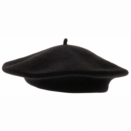 Amelie Wool Beret Black