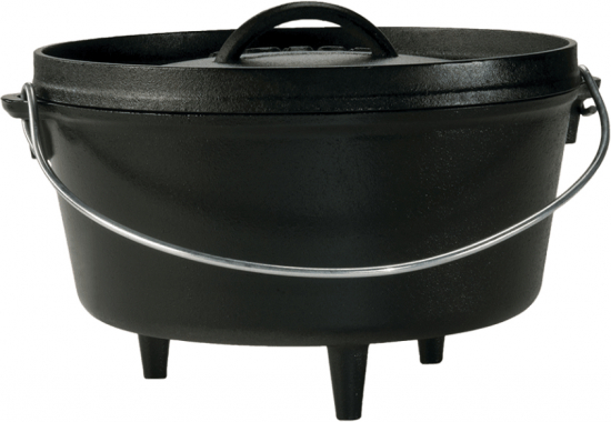 Bärbar fältugn. Deep Camp Dutch Oven, 7,5 liter