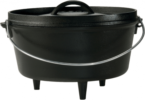 Bärbar fältugn, Deep Camp Dutch Oven, 4,7 liter