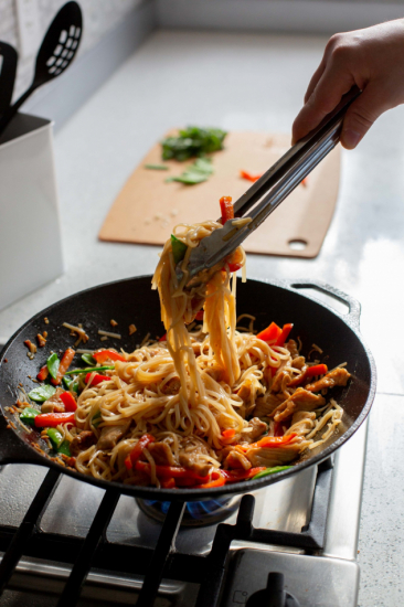 Wok i gjutjärn - Chef Collection 30 cm