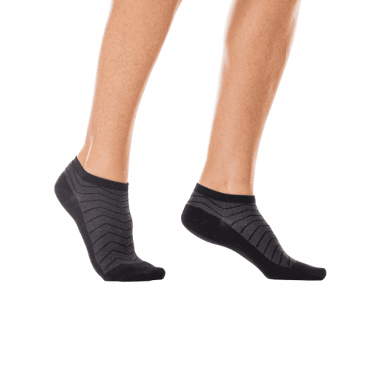 3-pack ZIG ZAG LOW CUT Bambustrumpor - Brilliant Black