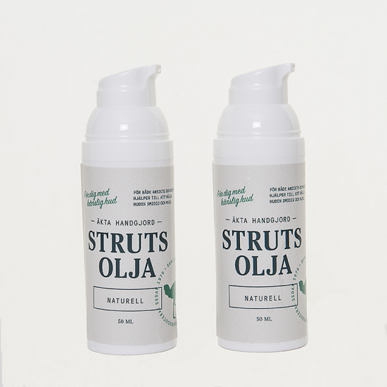Strutsolja i två-pack Naturell