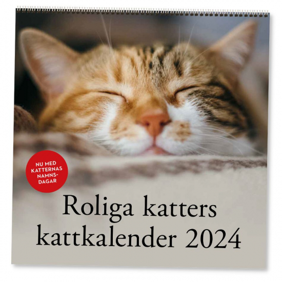 Roliga katters kattkalender 2024 i gruppen Landshopping.se / Böcker / Kalender hos Landshopping (10041_9789188699923)
