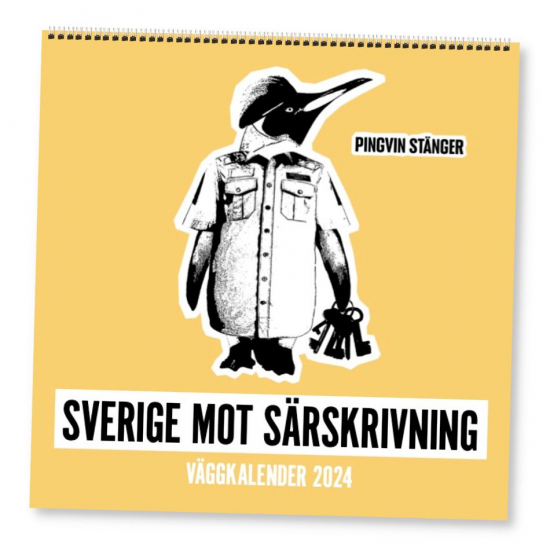 Sverige mot särskrivning – väggkalender 2024 i gruppen Landshopping.se / Böcker / Kalender hos Landshopping (10041_9789188699947)