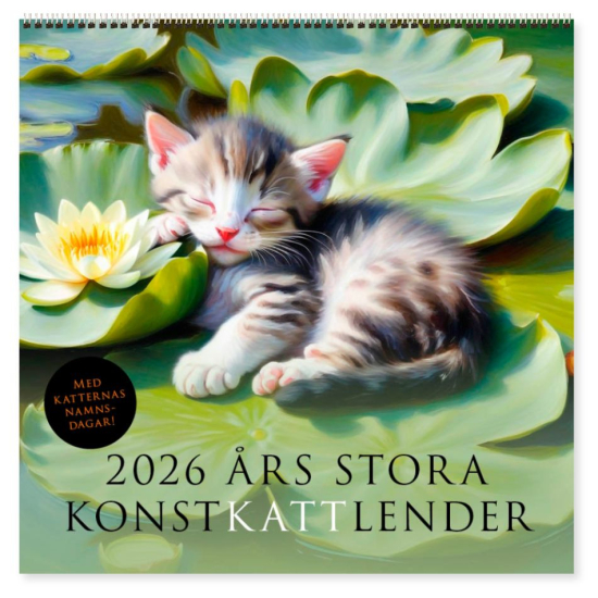 2026 års stora konstkattlender i gruppen Landshopping.se / Böcker / Kalender hos Landshopping (10041_9789198909210)