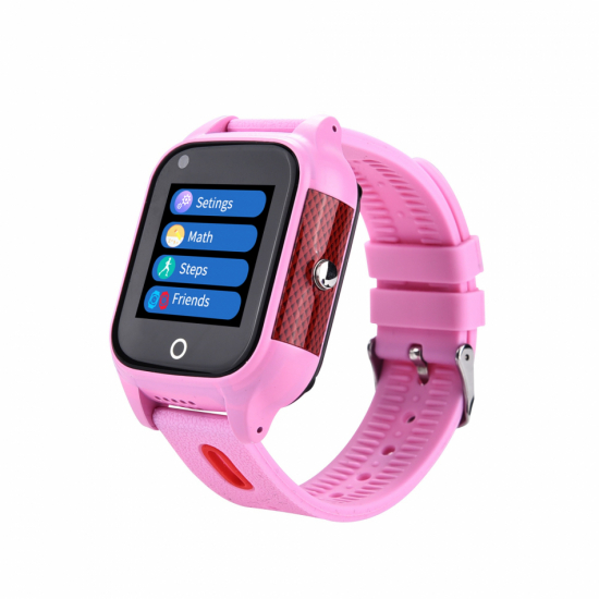 Eksit GPS-klocka med 4G, rosa