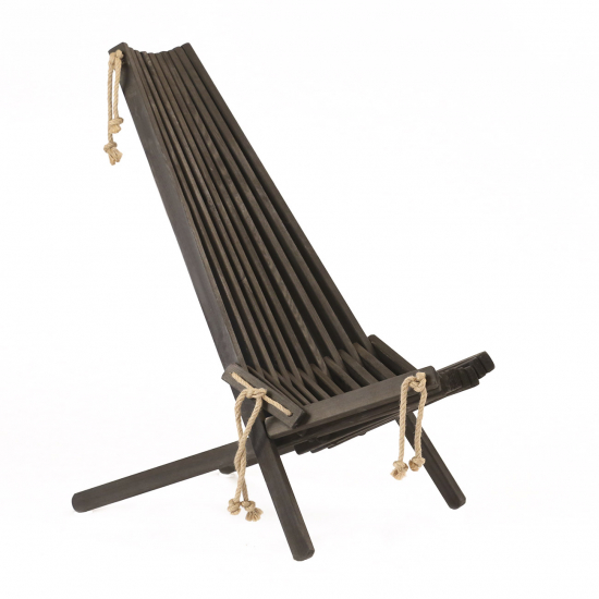 Ecochair Vilstol Furu svart