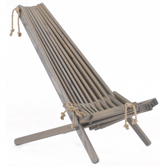 Ecochair Vilstol Furu grå