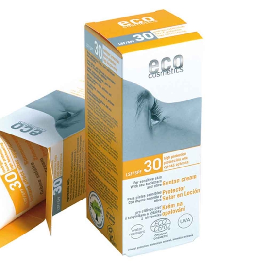 ECO Cosmetics ekologisk fysikalisk solkräm 30 SPF havtorn 75ml 1