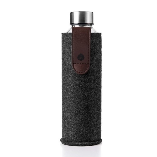 EQUA vattenflaska glas 750ml Textil Chocolate Night i gruppen Landshopping.se / Hem & Hantverk / Klimatsmart hos Landshopping (10093_2564)