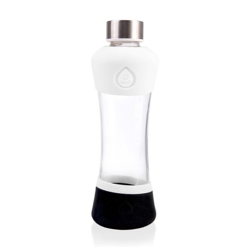 EQUA vattenflaska glas 550ml Squeeze Active White i gruppen Landshopping.se / Hem & Hantverk / Klimatsmart hos Landshopping (10093_2568)