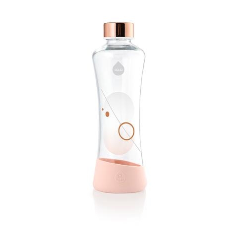 EQUA vattenflaska glas 550ml Metallic Rose Gold i gruppen Landshopping.se / Hem & Hantverk / Klimatsmart hos Landshopping (10093_2620)