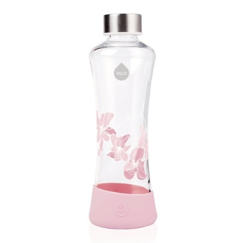 EQUA vattenflaska glas 550ml Magnolia i gruppen Landshopping.se / Hem & Hantverk / Klimatsmart hos Landshopping (10093_2623)