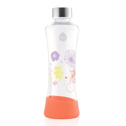 EQUA vattenflaska glas 550ml Poppy i gruppen Landshopping.se / Hem & Hantverk / Klimatsmart hos Landshopping (10093_2811)