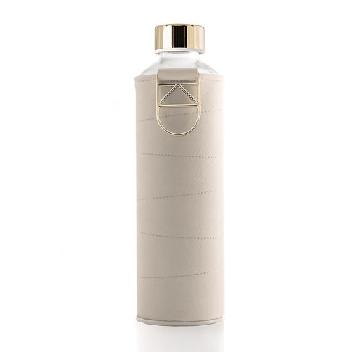 EQUA vattenflaska glas 750ml Mismatch Beige i gruppen Landshopping.se / Hem & Hantverk / Klimatsmart hos Landshopping (10093_2857)