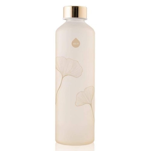 EQUA vattenflaska glas 750ml Mismatch Ginkgo