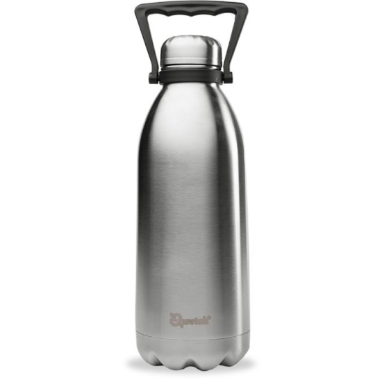 Isolerande vattenflaska borstat stål 1,5 liter- Qwetch i gruppen Landshopping.se / Hem & Hantverk / Klimatsmart hos Landshopping (10093_3008)