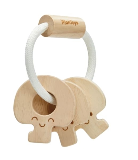 Tränycklar babyleksak av naturfärgat trä - Plantoys i gruppen Landshopping.se / Hem & Hantverk / Leksaker hos Landshopping (10093_3240)