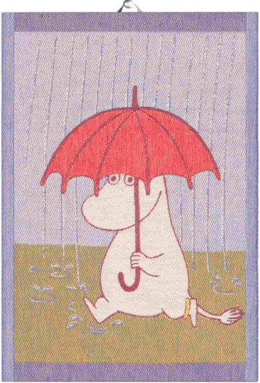 Handduk Mumin Rain ekologisk