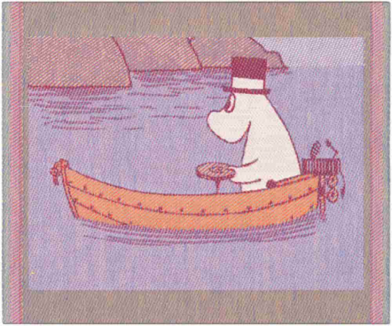 Disktrasa Mumin Row the boat ekologisk