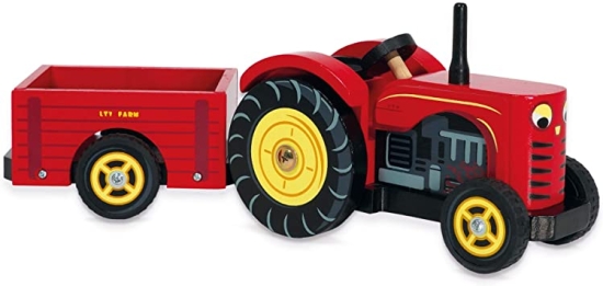 Berties traktor - leksaksbil av trä från Le Toy Van i gruppen Landshopping.se / Hem & Hantverk / Leksaker hos Landshopping (10093_3434)