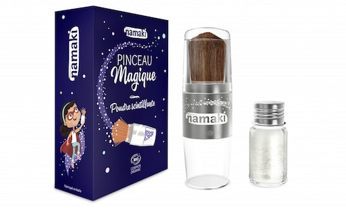 Silvrigt glitter för hud och hår med magisk borste i gruppen Landshopping.se / Hem & Hantverk / Barn hos Landshopping (10093_3525)