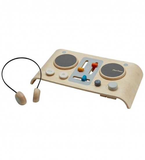 DJ Mixerbord träleksak för barn