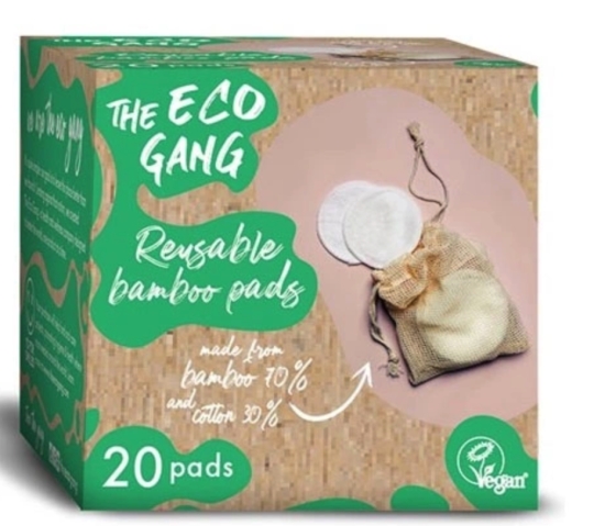 Tvättbara Makeup-Pads 20 st - The Eco Gang i gruppen Landshopping.se / Hud & Hälsa / Hudvård/rengöring hos Landshopping (10093_3842)