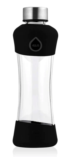 EQUA vattenflaska glas 550ml Squeeze Active Black i gruppen Landshopping.se / Kök & Matlagning / Kökstillbehör / Matförvaring hos Landshopping (10093_3870)