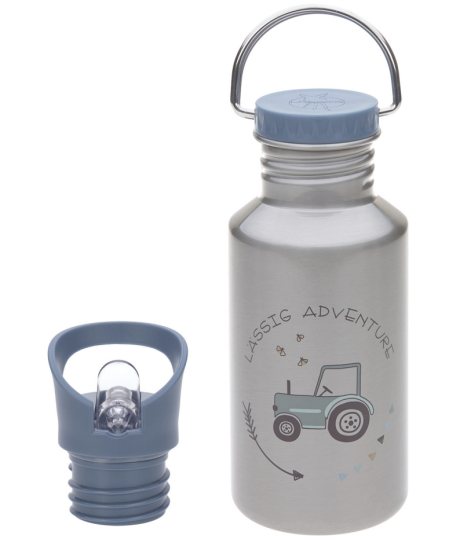 Lässig vattenflaska i rostfritt stål 500 ml - Adventure Tractor i gruppen Landshopping.se / Kök & Matlagning / Kökstillbehör / Matförvaring hos Landshopping (10093_4193)