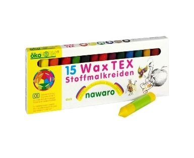 Ekologiska textilkritor 15 st - Ökonorm