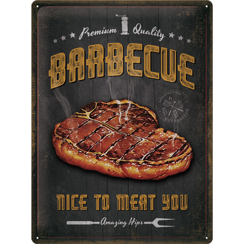 Metallskylt - Barbecue 1