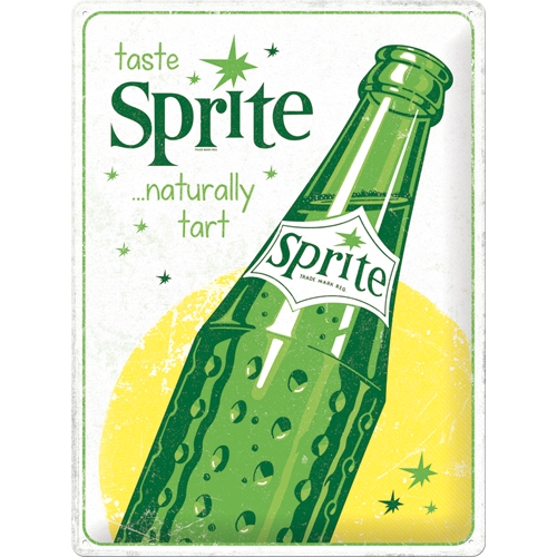 Metallskylt  - Sprite bottle 1