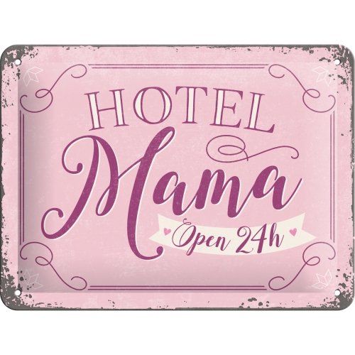 Metallskylt - Hotel Mama