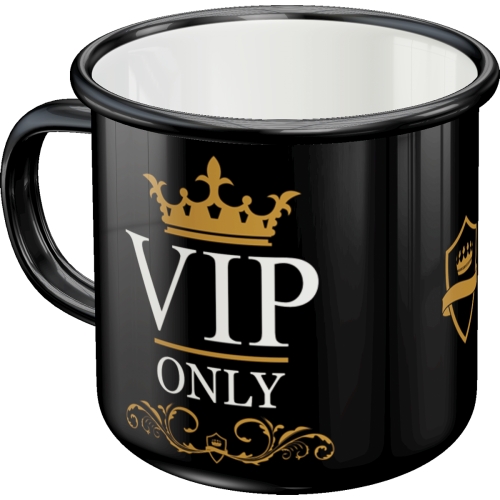 Emaljmugg VIP Only 1