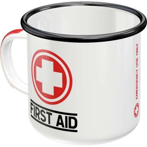 Emaljmugg First Aid 1