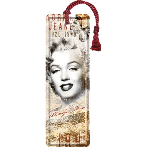Bokmärke i metall Marilyn Monroe retro