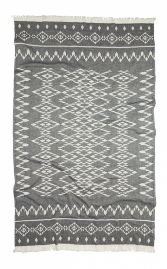 Kilim hamam badhandduk Svart