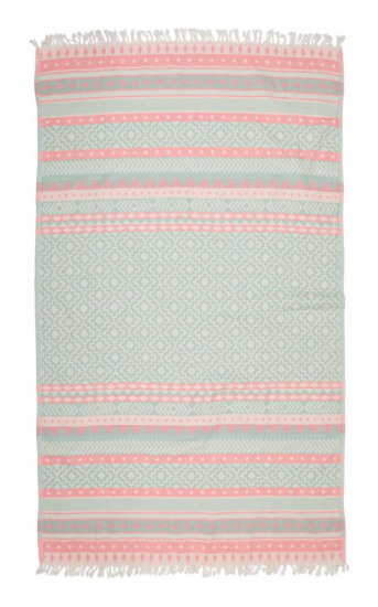 Handvävd hamam badhandduk - rosa