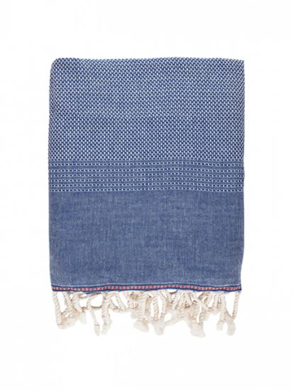Enfärgad hamam badhandduk - denim