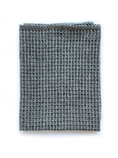 Bubbel handduk svart