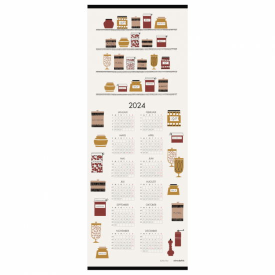 Syltburkar, kalender 2024 i gruppen Landshopping.se / Hem & Hantverk / Inredning hos Landshopping (10104_101849-0024)