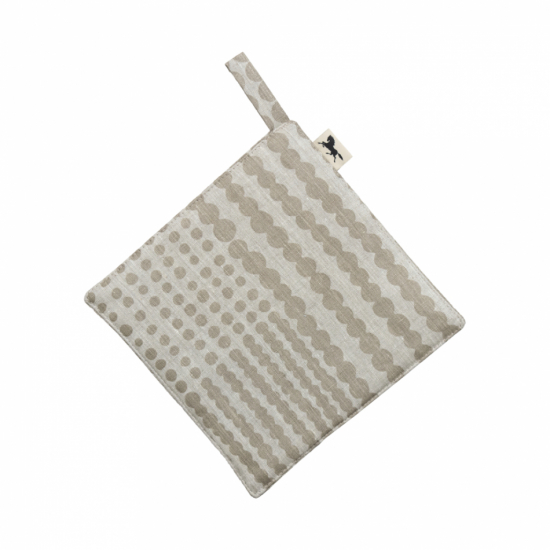 Pricktyg, grytlapp, natur/taupe