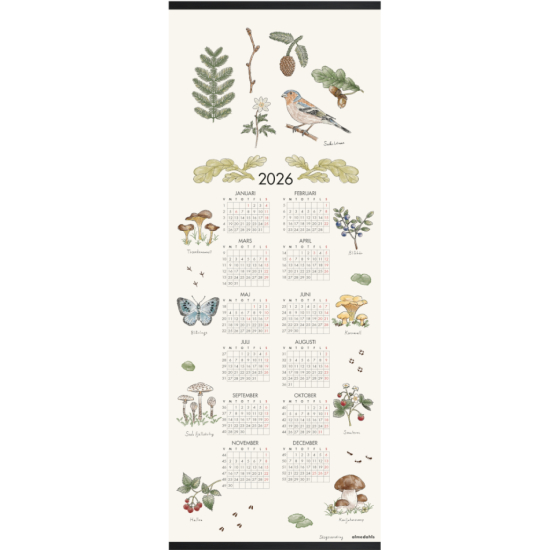 Skogsvandring, kalender 2026 i gruppen Landshopping.se / Hem & Hantverk hos Landshopping (10104_102060-0026)