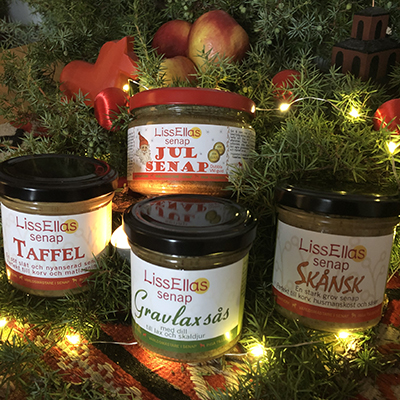 Senapspaket Jultradition - Julsenap, Taffel, Skånsk, Gravlaxsås