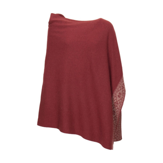 Grace Poncho röd